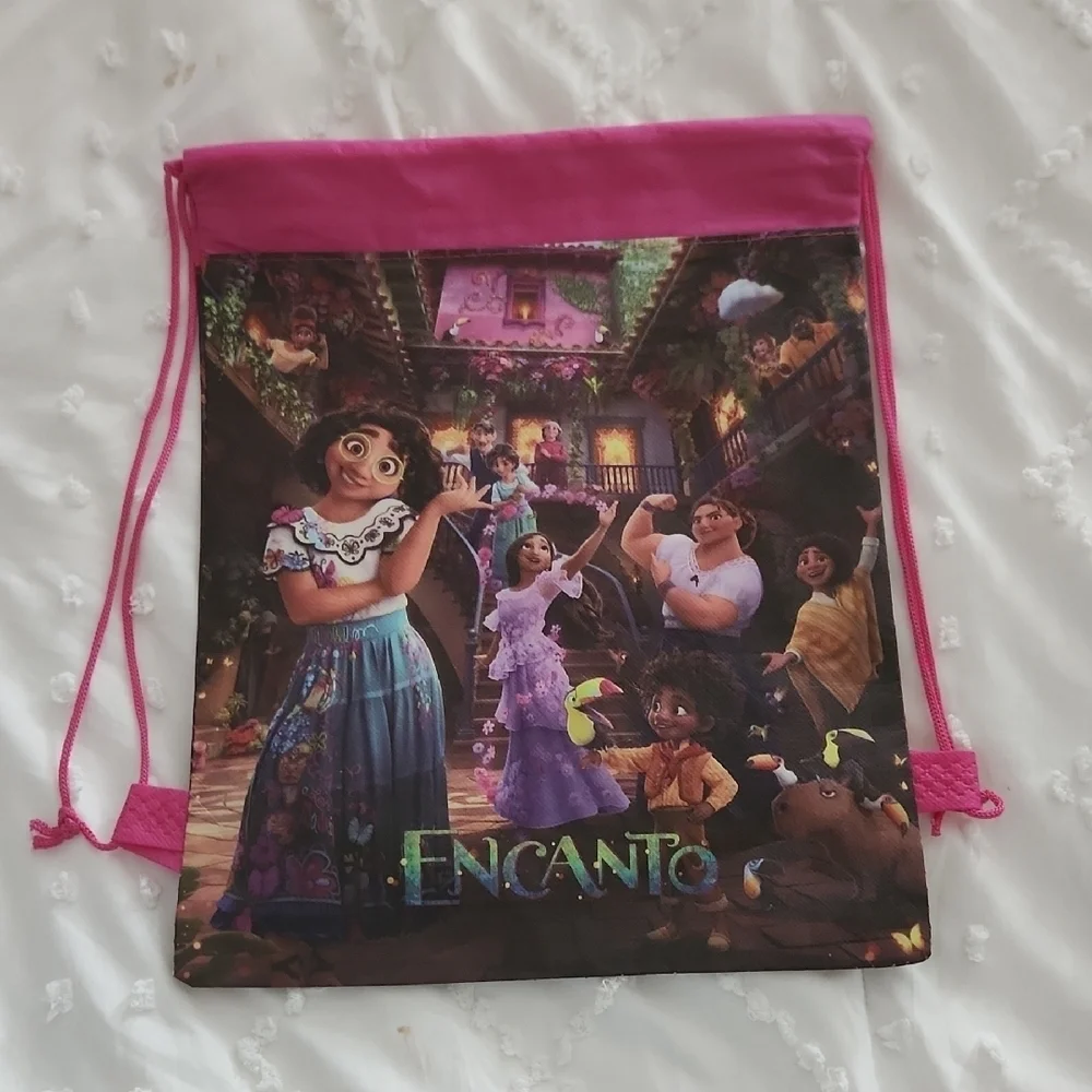Disney Encanto Kids String Backpack – Lightweight Drawstring Bag